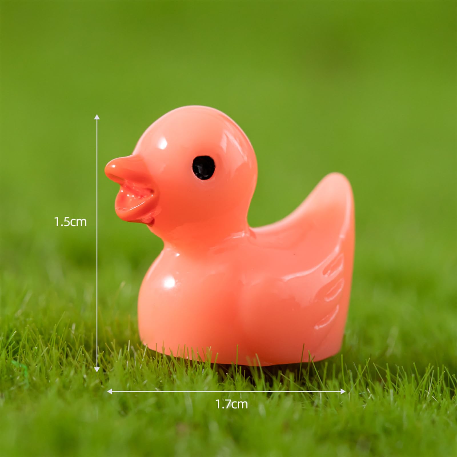 Hsupez Pack of 120 Miniature Colourful Ducks, Mini Resin Ducks